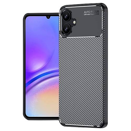 Galaxy A06 K�l�f Auto Focus Karbon Kapak - Siyah