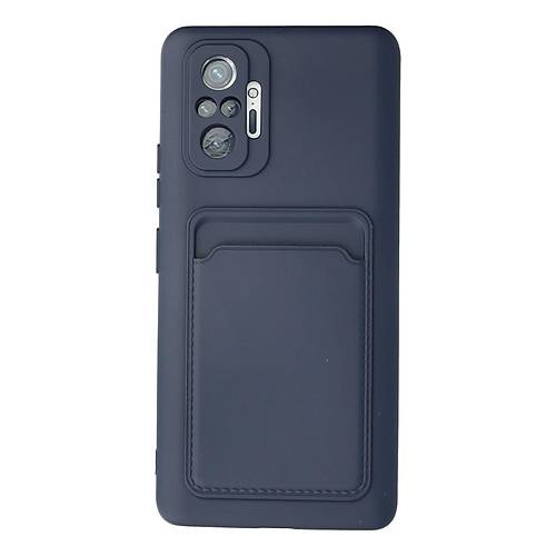 Redmi Note 10 Pro K�l�f Kelvin Kartvizitli Silikon - Lacivert