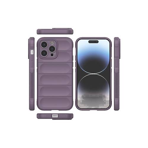 iPhone 13 Pro K�l�f Optimum Silikon - Mor