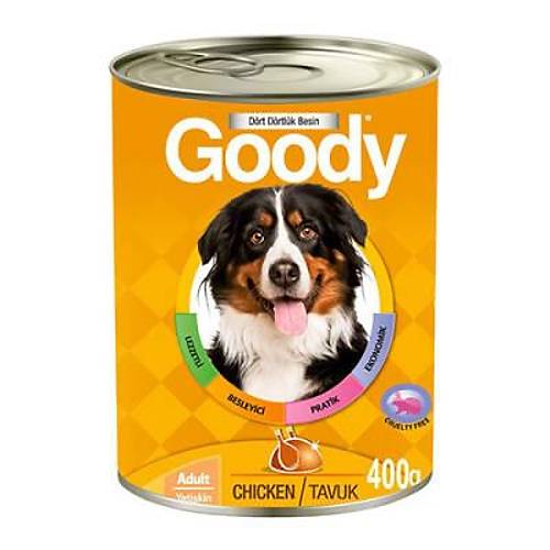 Tavuklu Yeti�kin K�pek Konservesi 24 Adet 400 Gr