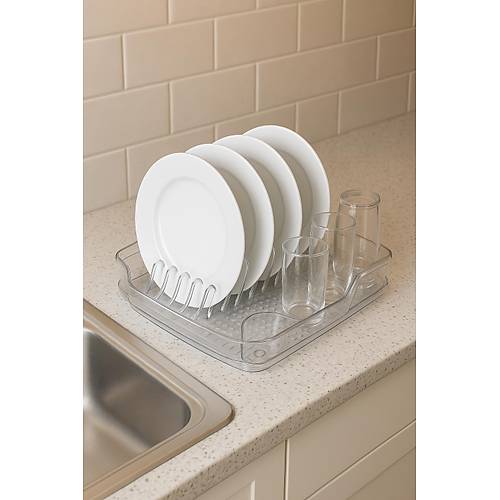 �effaf Akrilik Tabakl�k Bula��kl�k D�zenleyici 2 Par�a 37x38x7 cm
