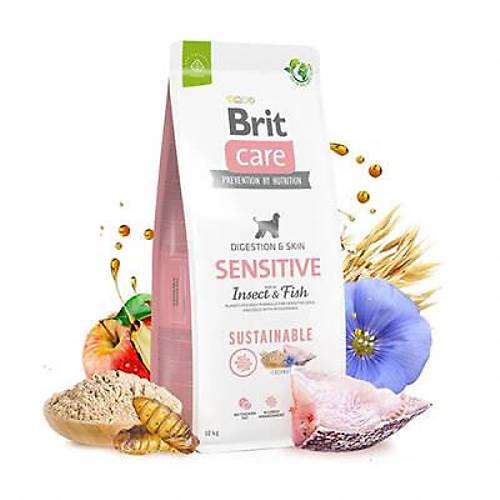 Brit Sustainable Sensitive Bal�k ve B�cek Proteinli Yeti�kin K�pek Mamas� 12 Kg