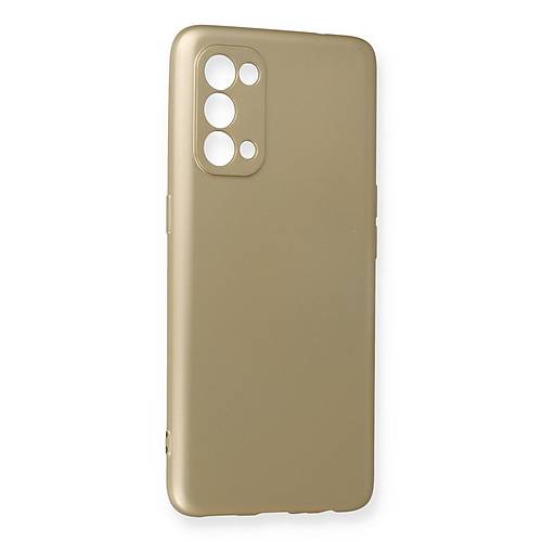 Reno 5 Pro K�l�f First Silikon - Gold