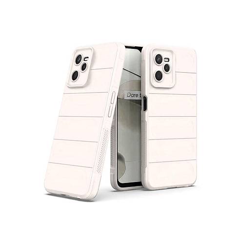Realme C35 K�l�f Optimum Silikon - Krem