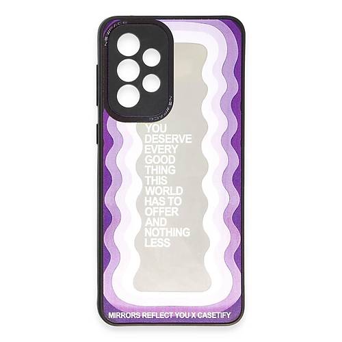 Galaxy A53 5G K�l�f Mirror Desenli Kapak - Mirror - 5