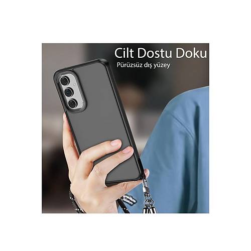 Galaxy A05S K�l�f Elegant Kapak - Siyah