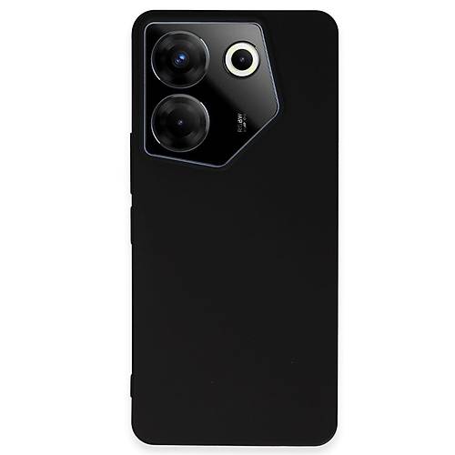 Camon 20 Pro 5G K�l�f First Silikon - Siyah