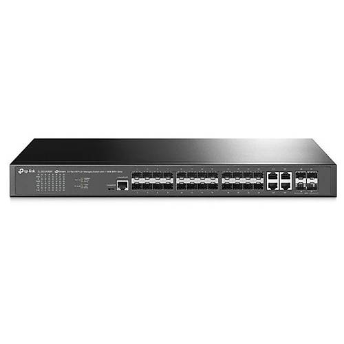 TP-LINK OMADA TL-SG3428XF 24 PORT GIGABIT SFP/4XPORT RJ45 COMBO+4X10GIGABIT SFP+ UPLINK Y�NET�LEB�L�R RACKMOUNT SWITCH