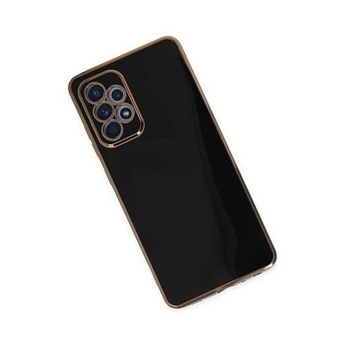 Galaxy A52 K�l�f Volet Silikon - Siyah