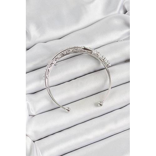 Pirin� G�m�� Renk Arpa Zirkon Ta�l� Kad�n Bileklik