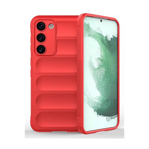 Galaxy S23 Plus K�l�f Optimum Silikon - K�rm�z�