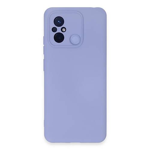 Redmi 12C K�l�f Nano i�i Kadife Silikon - Lila