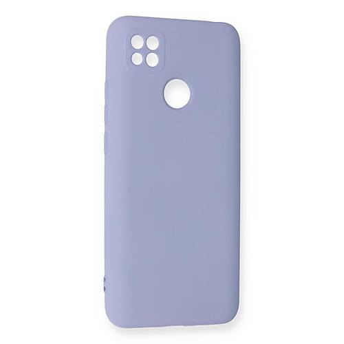 Redmi 9C K�l�f Nano i�i Kadife Silikon - Lila