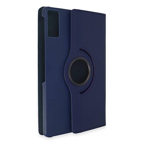 Redmi Pad SE K�l�f 360 Tablet Deri K�l�f - Lacivert