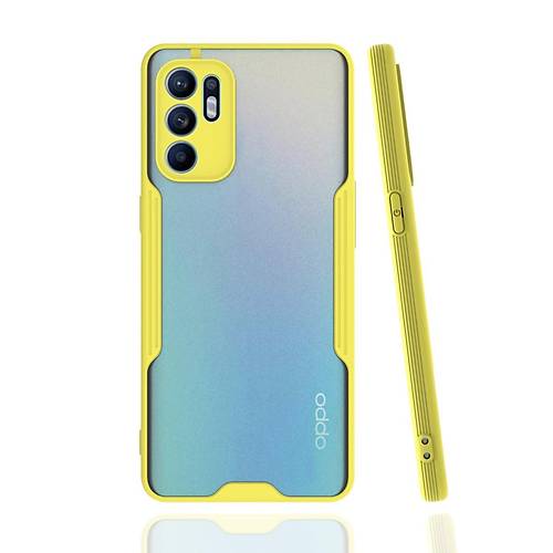 Reno 6 K�l�f Platin Silikon - Sar�