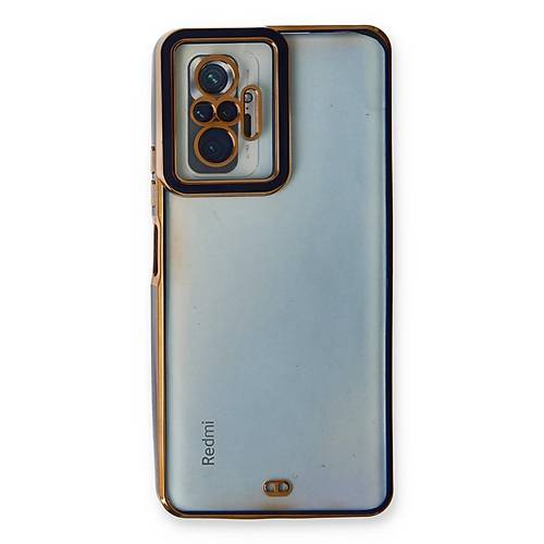 Redmi Note 10 Pro K�l�f Liva Lens Silikon - Mavi