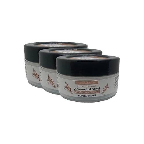 Three Brand Arnavut Kremi Whitens Cream 3l� Adet T�m B�lge Akl�k Kremi 50 ml