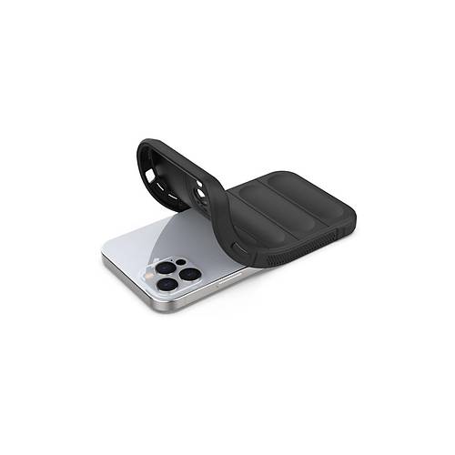 iPhone 12 Pro K�l�f Optimum Silikon - Siyah