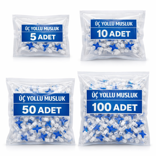 �� Yollu Musluk Steril Medikal Ba�lant� Aparat�