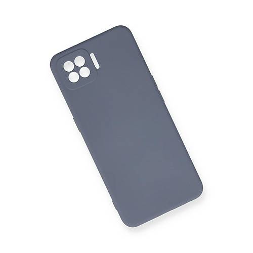 A73 K�l�f Nano i�i Kadife Silikon - Gri