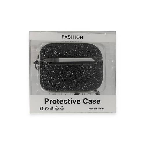 Airpods 3 (3.nesil) Spell Simli K�l�f - Siyah