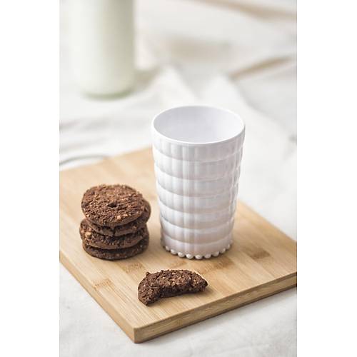 Allegra Beyaz Akrilik Bardak 6'l� Set | 400 ml | K�r�lmaya Dayan�kl�, Cam De�ildir | Su, Me�rubat ve Sunum ��in �deal