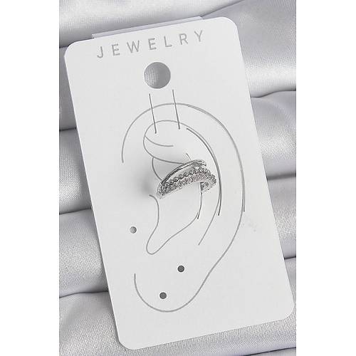 Pirin� G�m�� Renk Zirkon Ta�l� 3'L� S�ral� Kad�n K�k�rdak K�pe