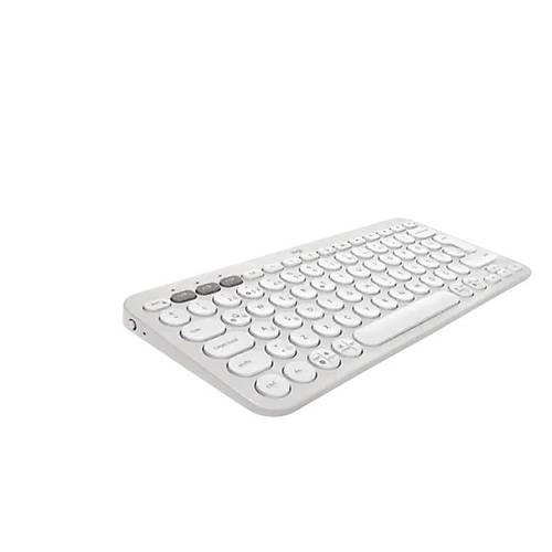 LOGITECH K380S PEBBLE KEYS 2 �OKLU C�HAZ �ZELL�KL� BLUETOOTH T�RK�E Q KLAVYE BEYAZ�920-011860