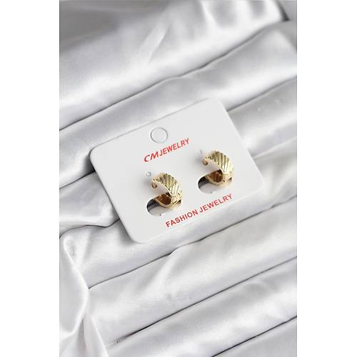 14K Gold Renk Kaplama CM Kad�n K�pe