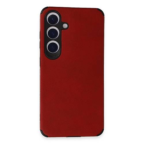 Galaxy S24 K�l�f Loop Deri Silikon - K�rm�z�
