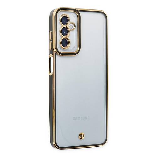 Galaxy M23 K�l�f Liva Lens Silikon - Siyah