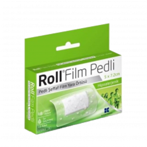Film Pedli 5 x 7.2 cm Steril Yara �rt�s� Su Ge�irmez 10'lu