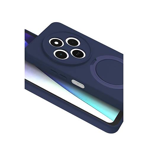 Redmi 14C Regal Magsafe Standl� Kapak - Lacivert