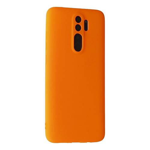 Redmi Note 8 Pro K�l�f First Silikon - Turuncu