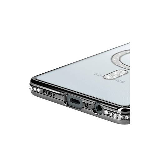 Galaxy A06 Joke Simli Magneticsafe K�l�f - Siyah