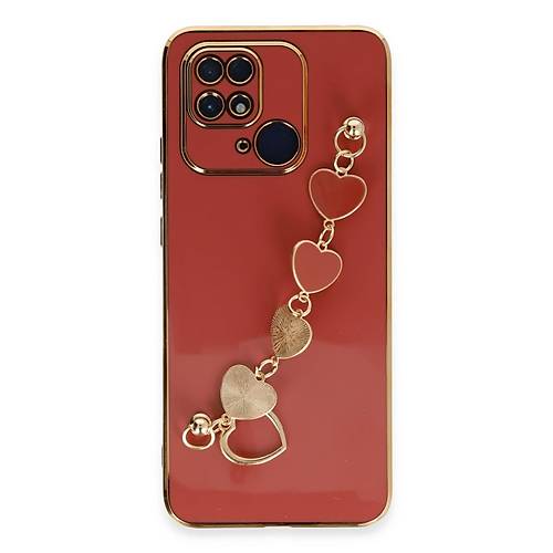 Redmi 10C K�l�f Esila Silikon - K�rm�z�