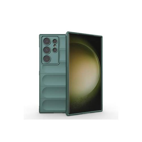 Galaxy S24 Ultra K�l�f Optimum Silikon - Koyu Ye�il