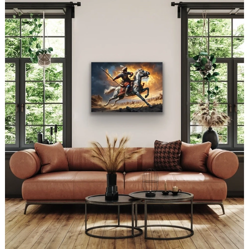 Atl� Osmanl� Askeri Kanvas Tablo 70x100cm