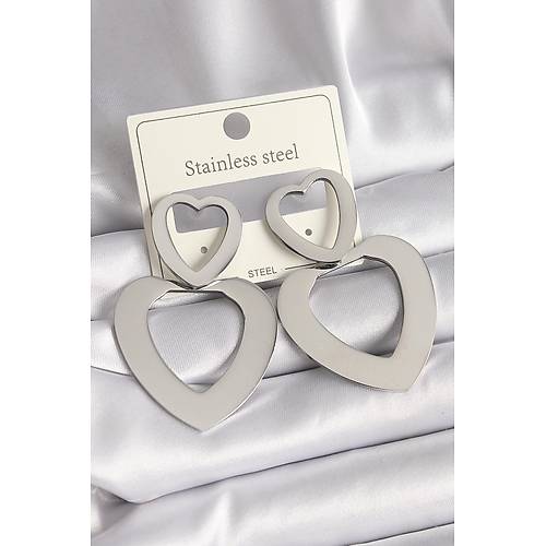 316L �elik G�m�� Renk Kalp Model Kad�n K�pe