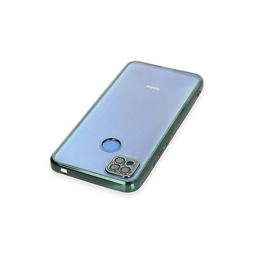 Redmi 9C K�l�f Razer Lensli Silikon - Ye�il