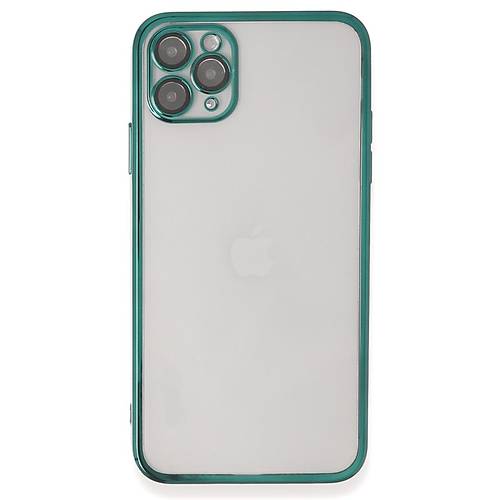 iPhone 11 Pro Max K�l�f Razer Lensli Silikon - Ye�il