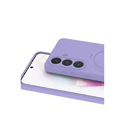 Galaxy S26 Regal Magsafe Standl� Kapak - Lila