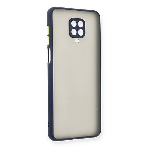 Redmi Note 9 Pro K�l�f Montreal Silikon Kapak - Lacivert