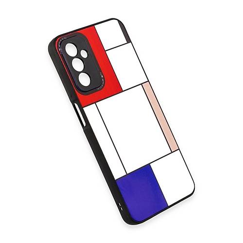 Galaxy M23 K�l�f Mirror Desenli Kapak - Mirror - 9