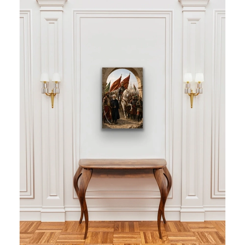 Fatih Sultan Mehmet �stanbul'un Fethi Kanvas Tablo 40X60 CM