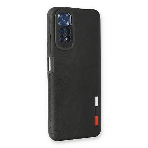 Redmi Note 11 K�l�f Loop Deri Silikon - Siyah