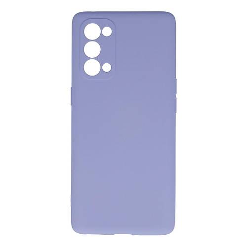 Reno 5 Pro K�l�f Nano i�i Kadife Silikon - Lila