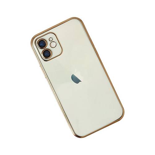 iPhone 11 K�l�f Razer Lensli Silikon - Gold
