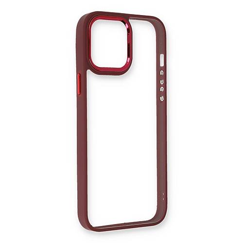 iPhone 12 K�l�f Dora Kapak - K�rm�z�