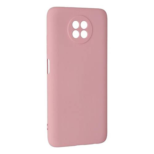 Redmi Note 9 5G K�l�f Nano i�i Kadife Silikon - Pembe